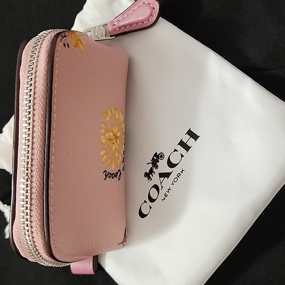 Coach Pink Floral Mini Cosmetic Case - Picture 7 of 7